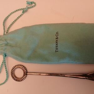 Tiffany & Co. Silver Whisk with Blue Pouch